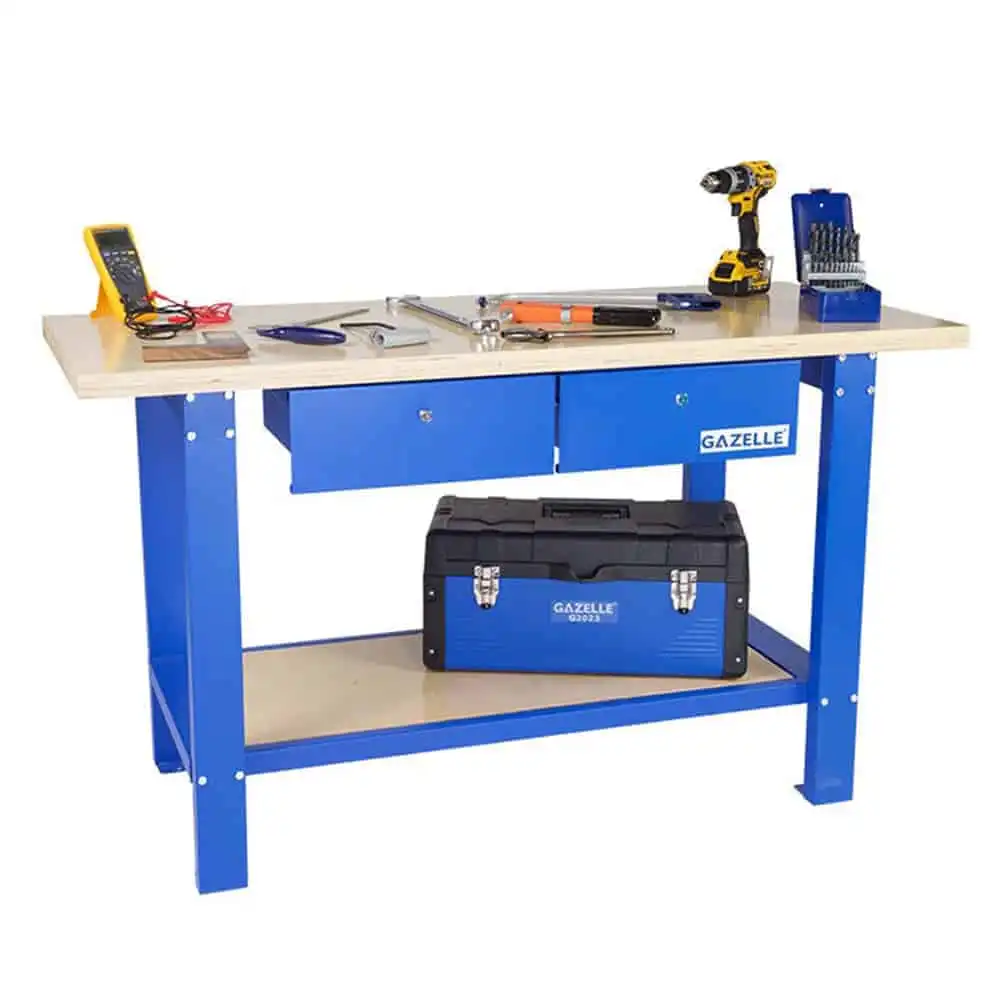 G2604 59 In. Wood Top Workbench with Drawers - Image 2