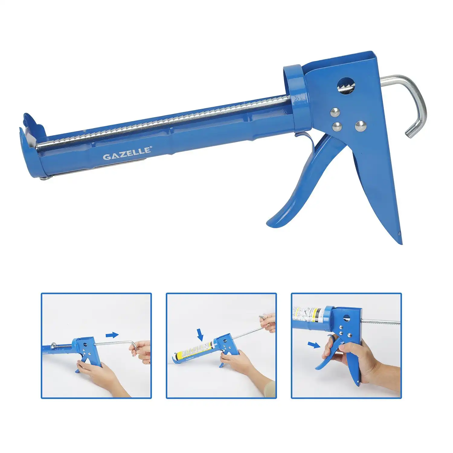 G80140 9 In. Caulking Gun with Ratchet (230mm) - Image 2