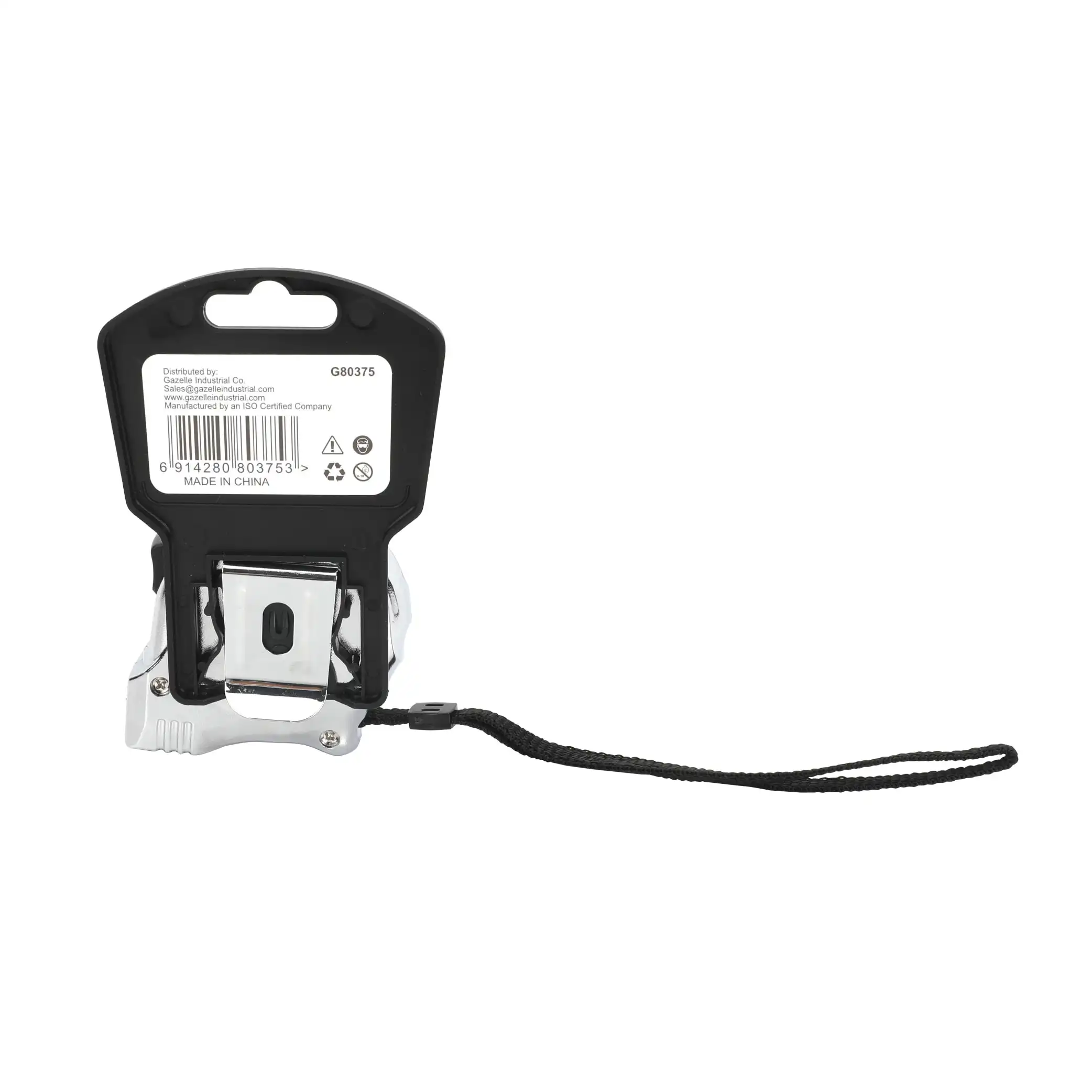 G80375 5m x 19 mm Chrome Measuring Tape (16 ft) - Image 4