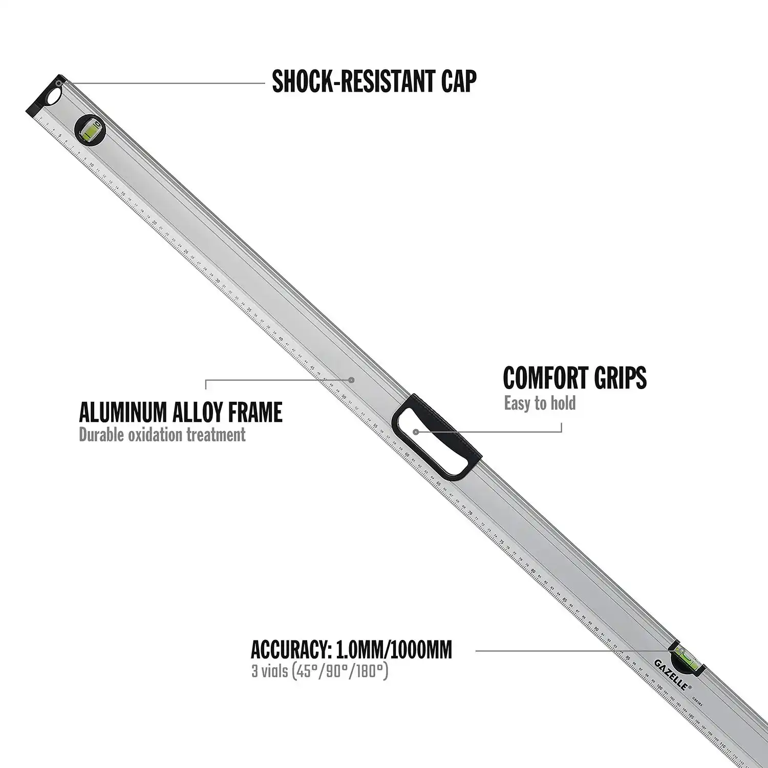 G80383 80 In. Aluminium Box Level (200cm) - Image 2