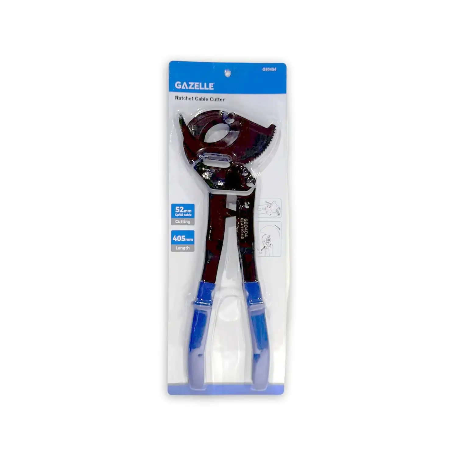 G80404 Ratcheting Cable Cutter, 52mm Cu/Al Cable - Image 4
