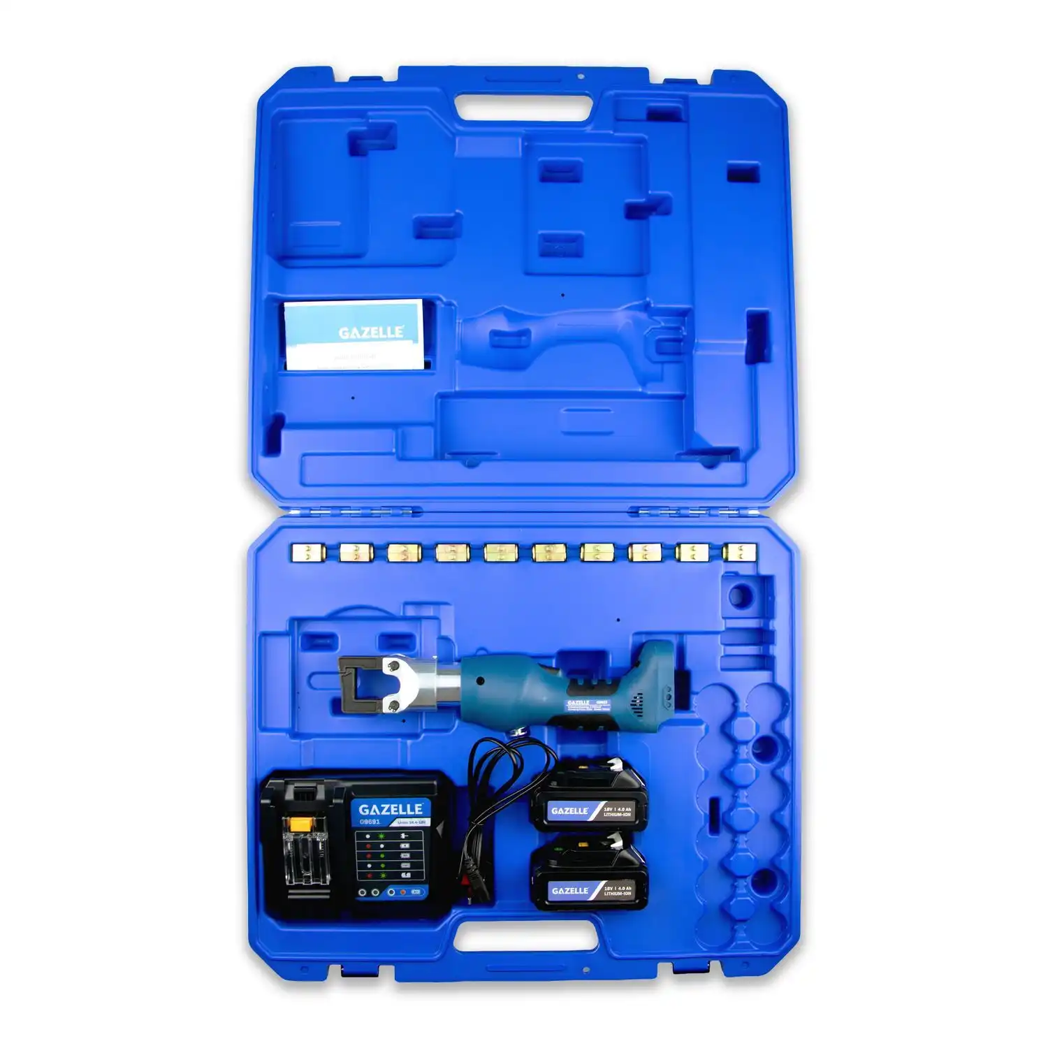 G9631 18V Cordless Mini Crimping Tool, 6-150mm² with Dies - Image 3