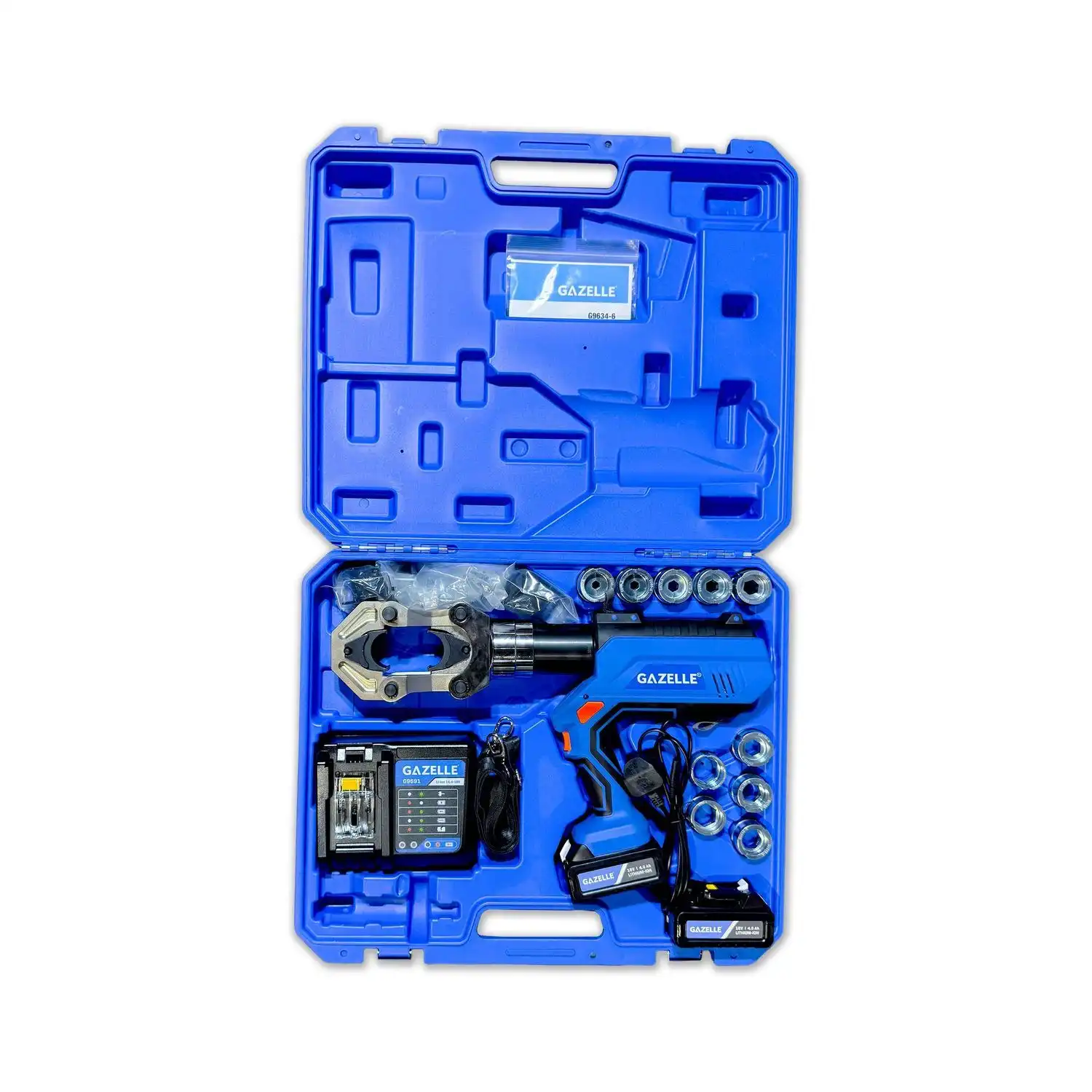 G9634-6 18V Hydraulic Crimping Tool, 16-630mm² with Dies - Image 3