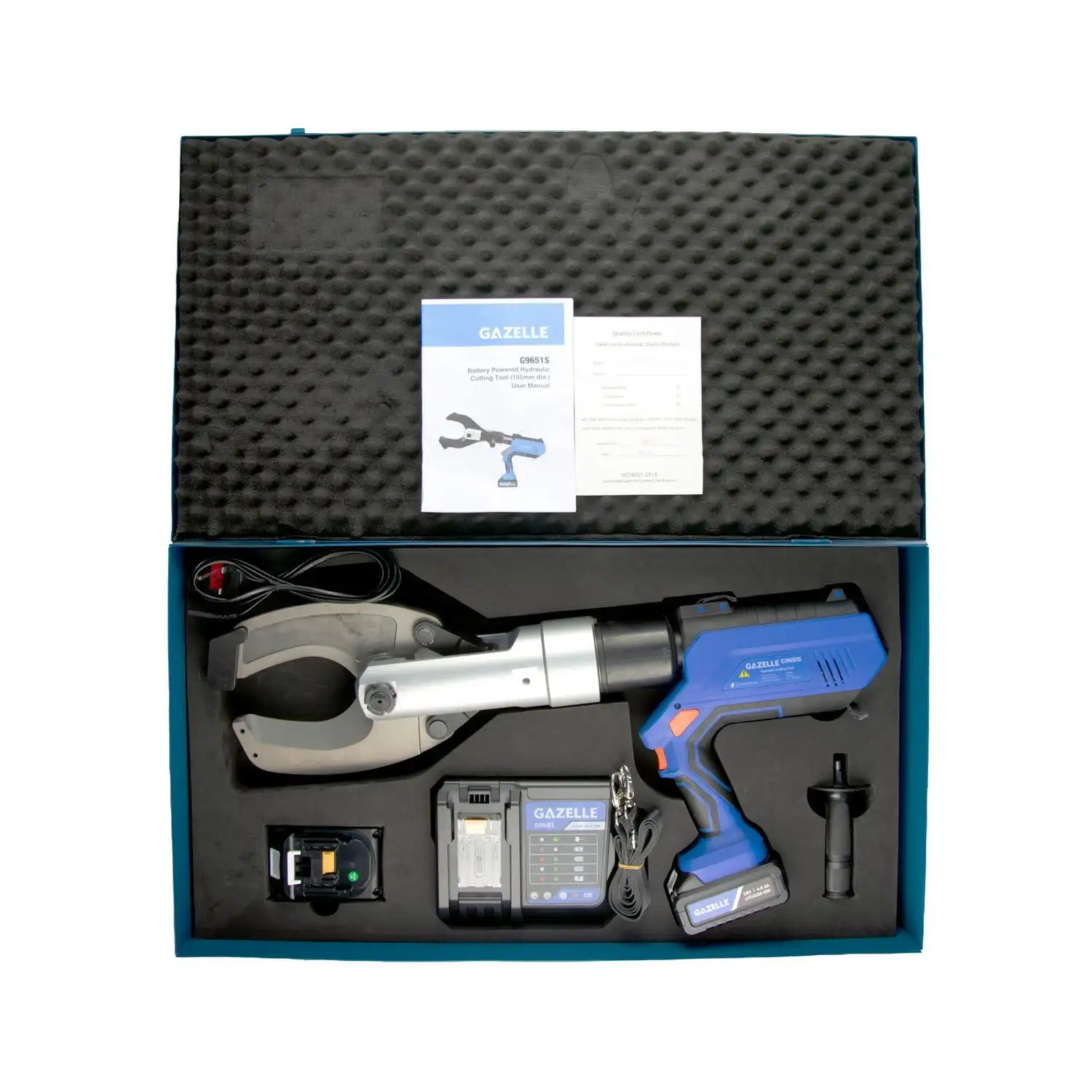 G9651s 18V Cordless Hydraulic Cutting Tool, 105mm Light Armored Cable - Image 2