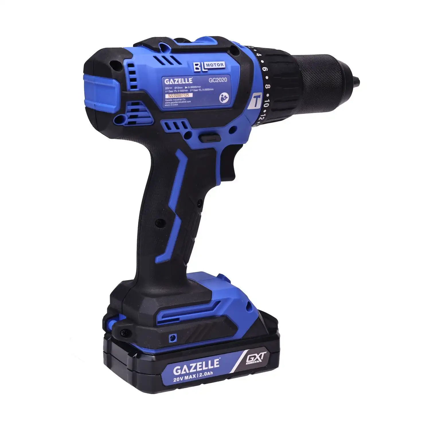 GC2020 20V Brushless Hammer Drill 60Nm - Image 2