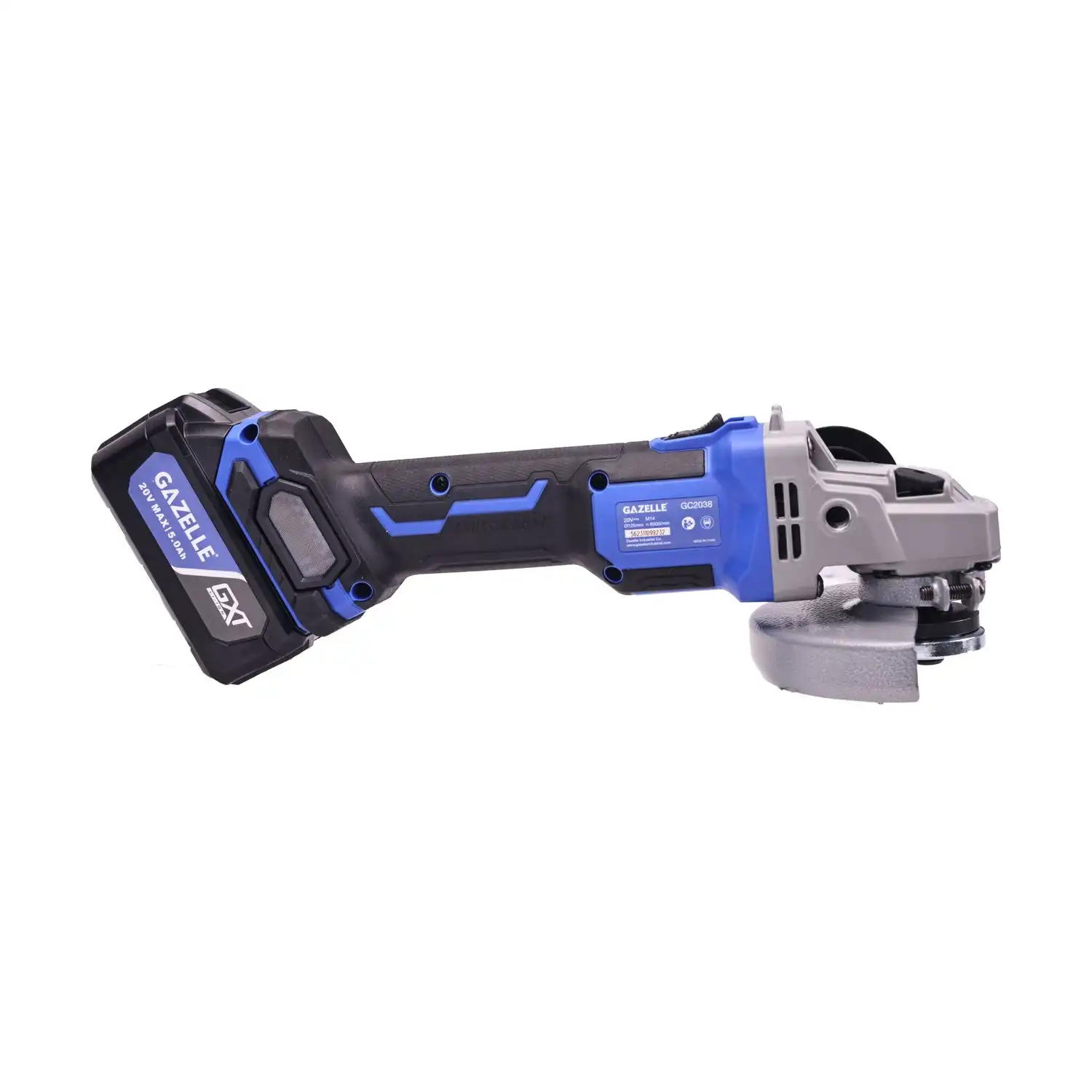 GC2038 20V 5" Brushless Angle Grinder Slide Switch (125mm) - Image 2
