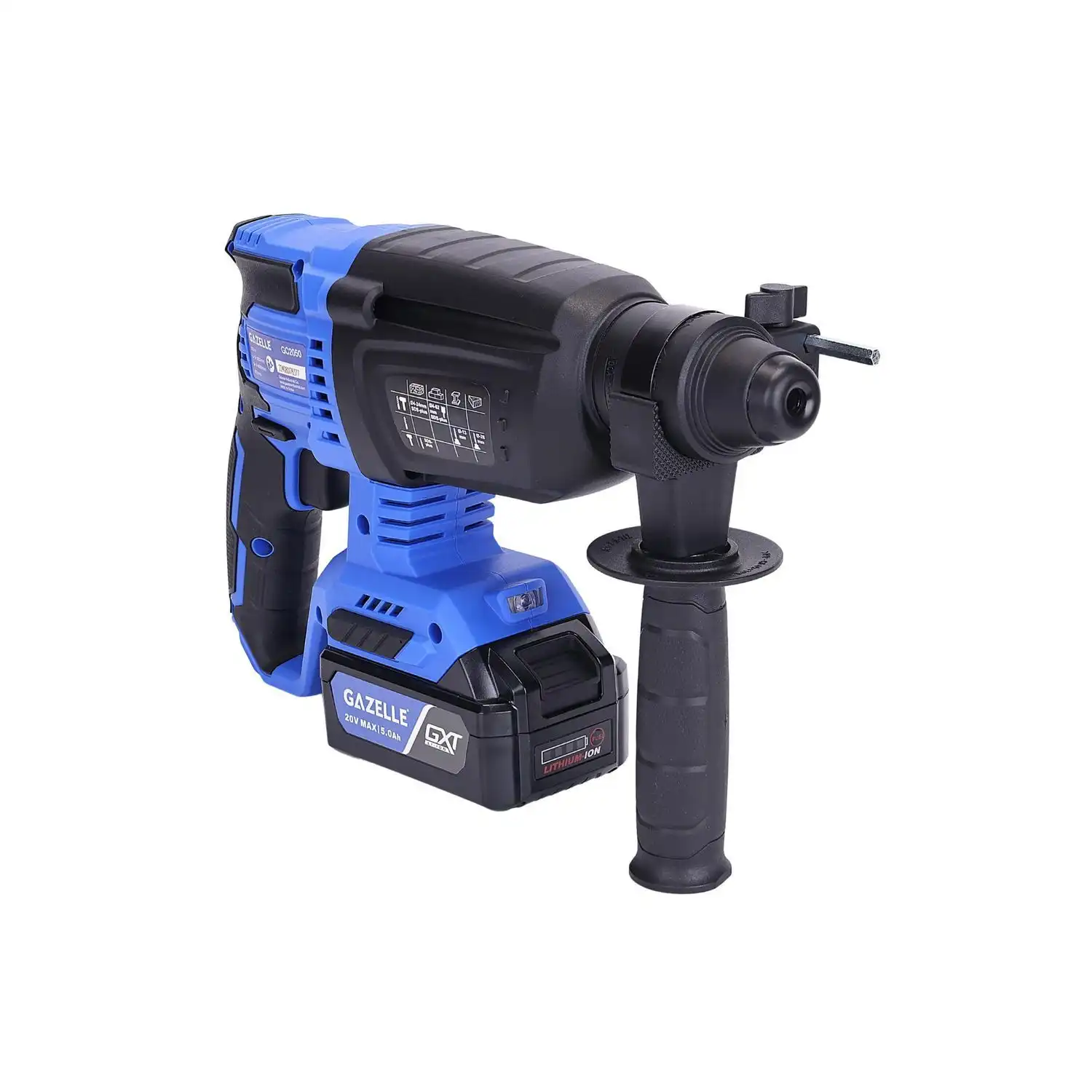 GC2050 20V Brushless 24mm SDS Plus Hammer Drill, 2.7J Impact Energy - Image 3