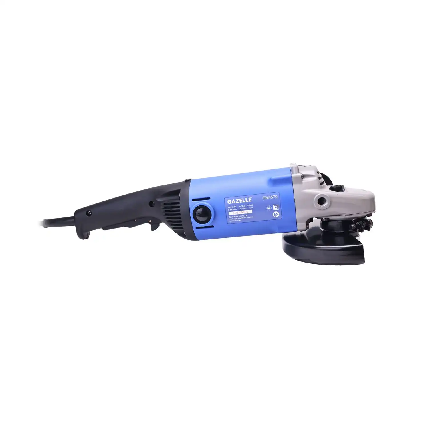 GM4570 220V 7" Angle Grinder with Paddle Switch, 2200W - Image 2