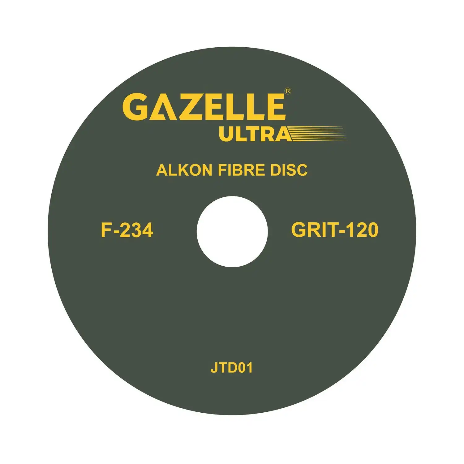 F234/4.5/120 4.5 In. Coated Fibre Sanding Discs (115mm) 120 Grits - Ultra - Image 2