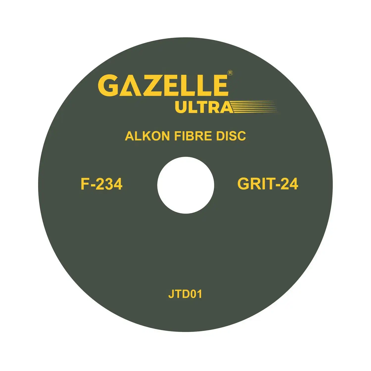 F234/4.5/24 4.5 In. Coated Fibre Sanding Discs (115mm) 24 Grits - Ultra - Image 2