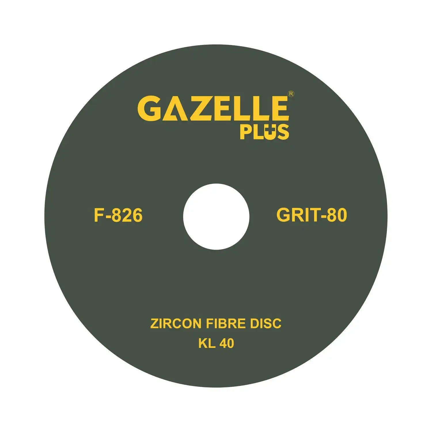 F826-4.5/80 Coated Fibre Disc Zircon (115mm) 80 Grits - Image 2