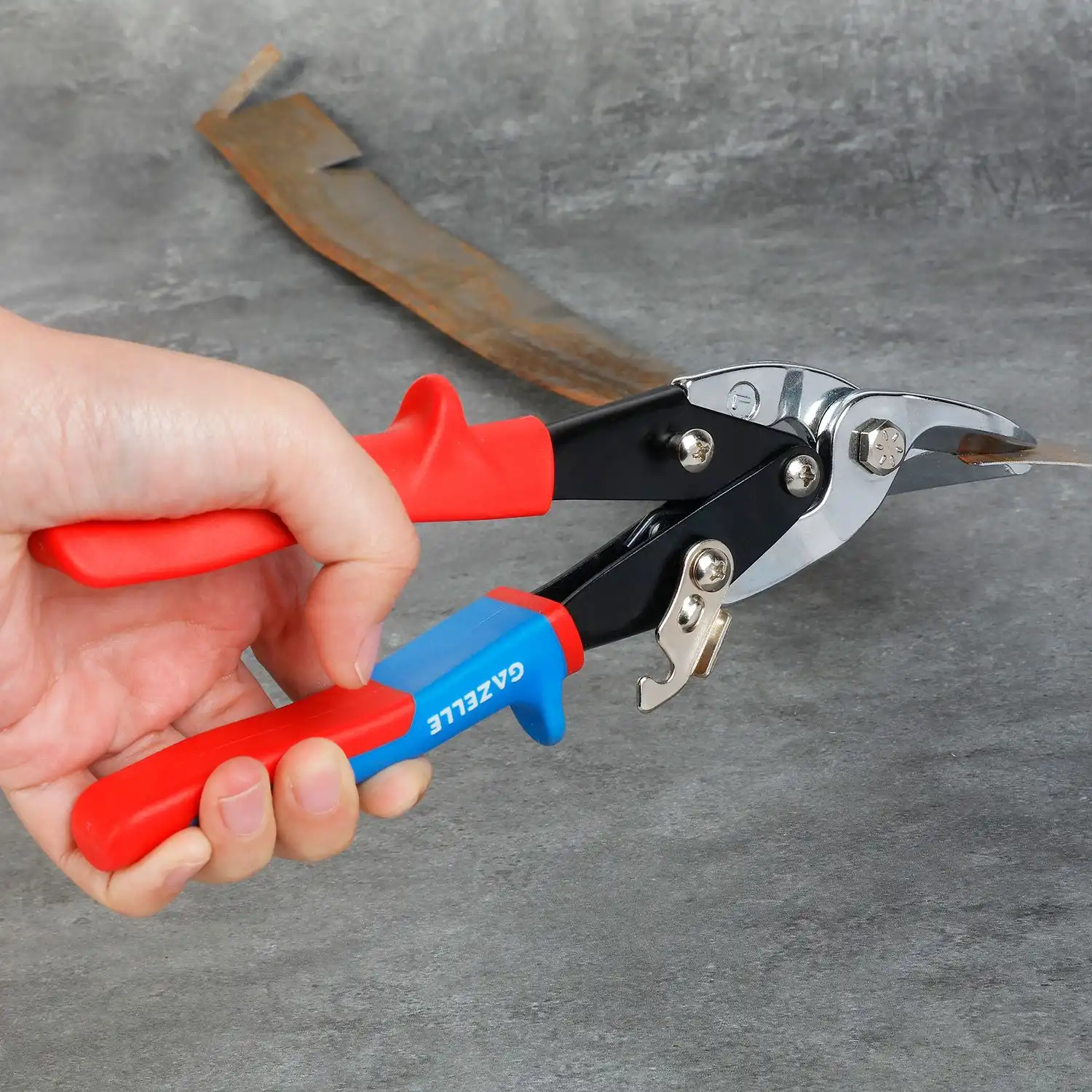 G80121N 10 In. Cr-Mo Aviation Tin Snip (250mm), Left - Image 3