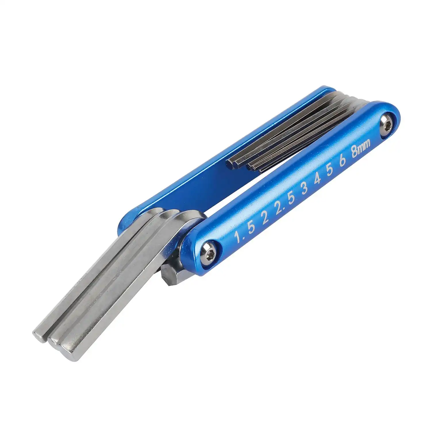 G80130 Folding Metric Hex Key Set, 8-Pieces - Image 2