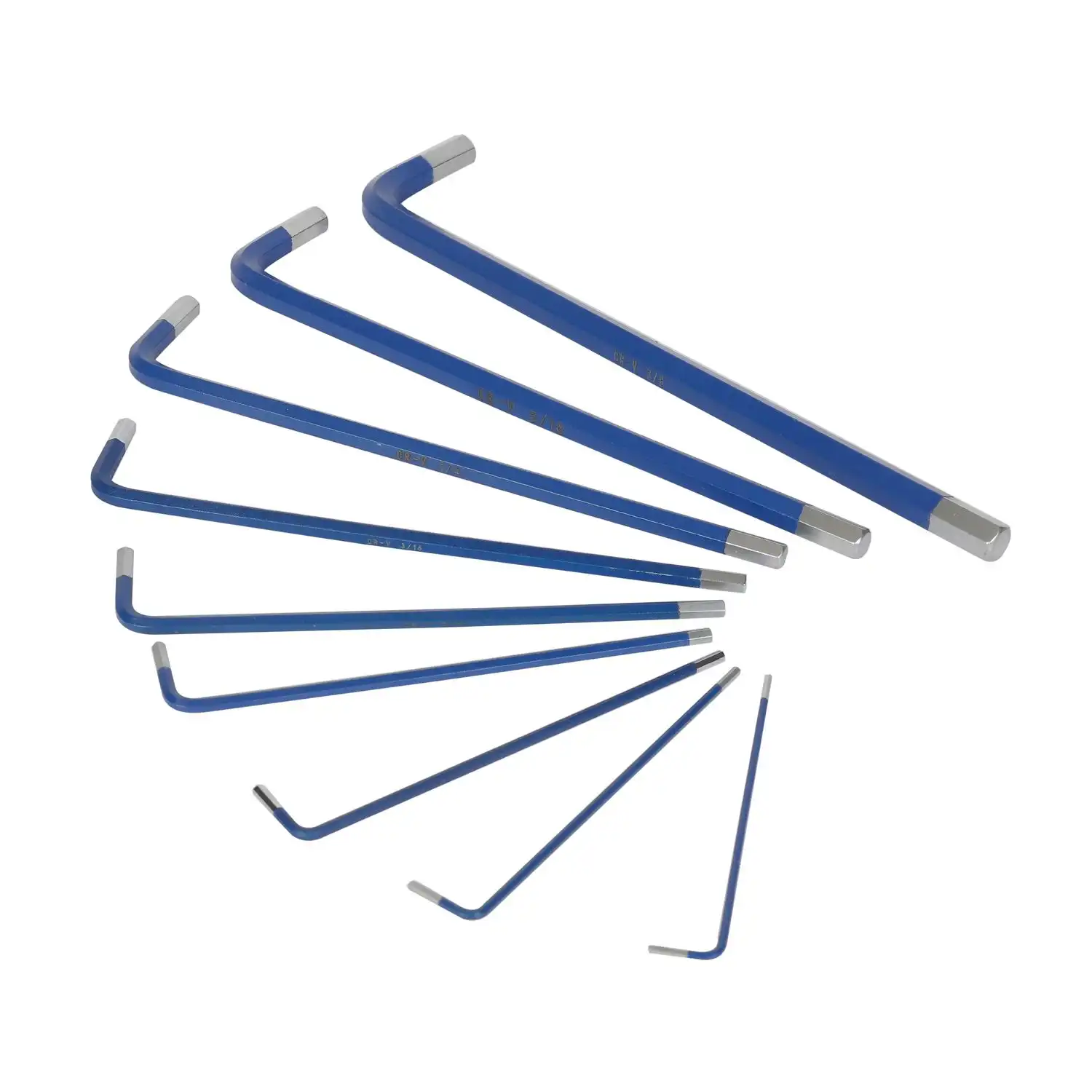 G80134 9-Piece Imperial Hex Key Set, 1/16-3/8 In. - Image 2