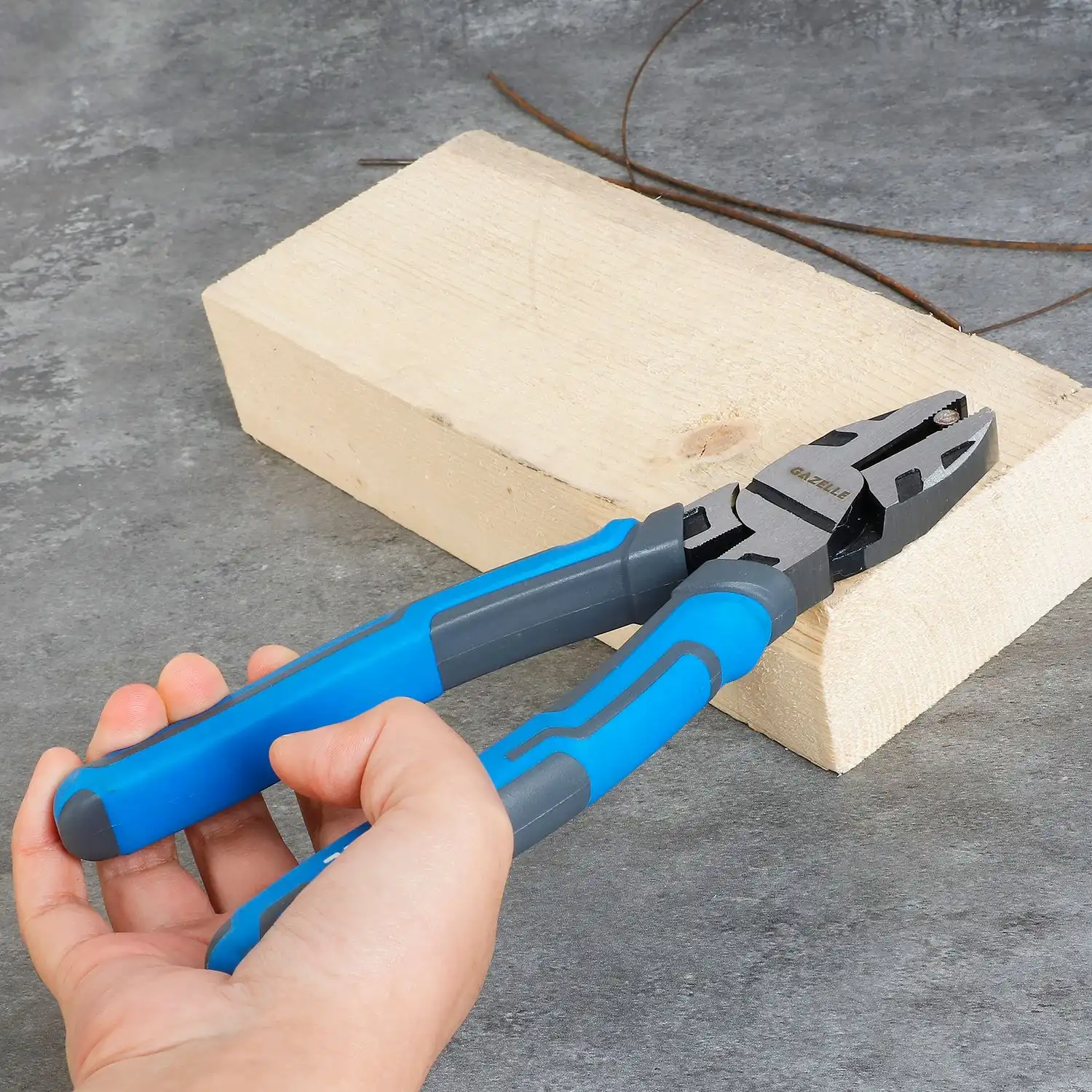 G80156 8 In. CR-V Lineman's Plier (200mm) - Image 2