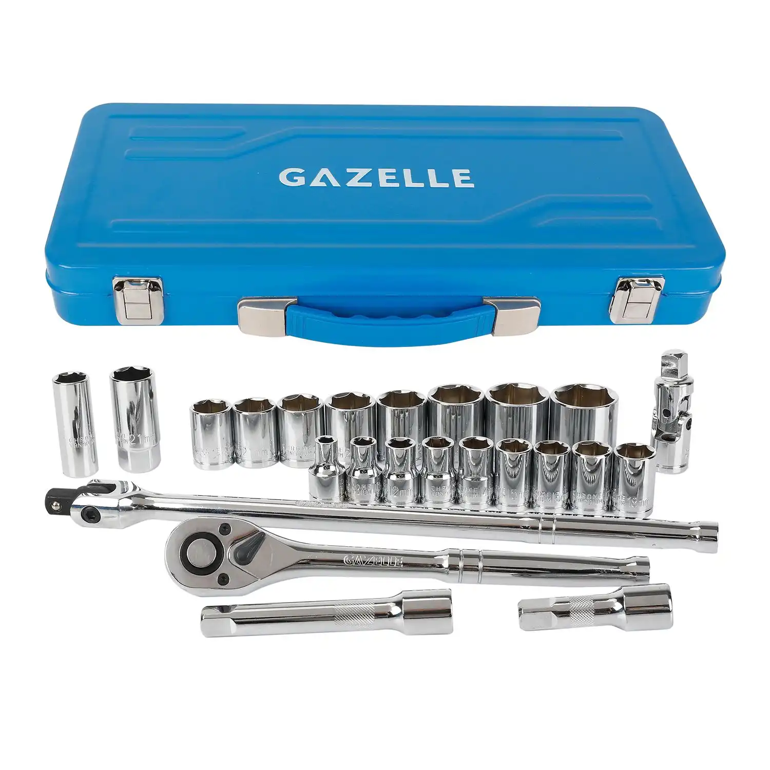 G80288 1/2 In. Drive Metric Socket Set, 24-Pieces - Image 2