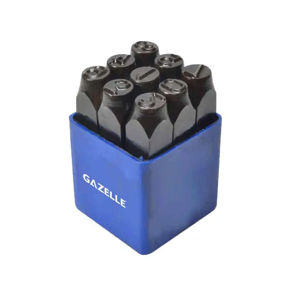 G80349 1/4 In. Steel Number Punch Set, 9 Pieces - Image 2