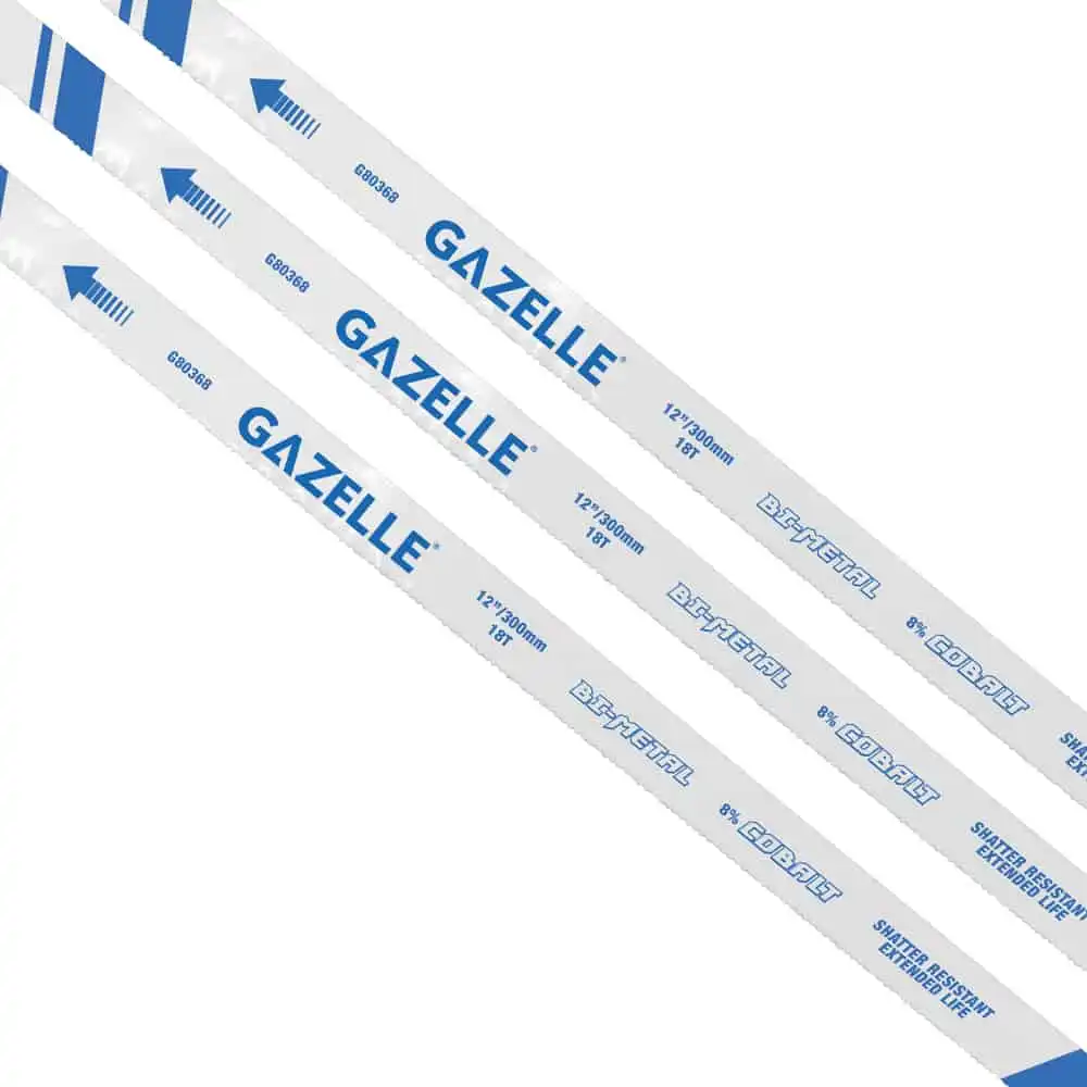 G80368 18T x 12 In. Bimetal Cobalt Hacksaw Blades, 100-Pieces - Image 2