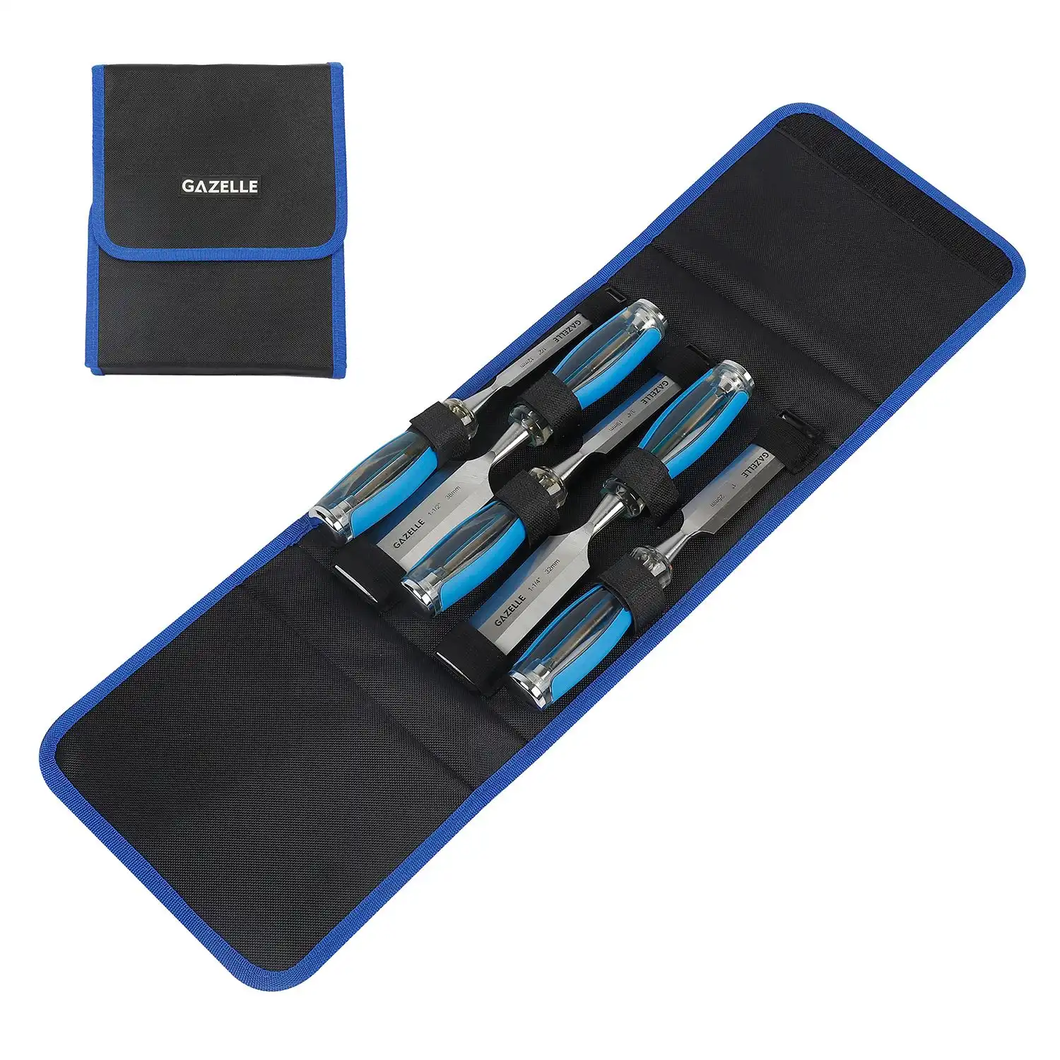 G80372 5-Piece Wood Chisel Set, 1/2 - 1 1/2 In. - Image 2