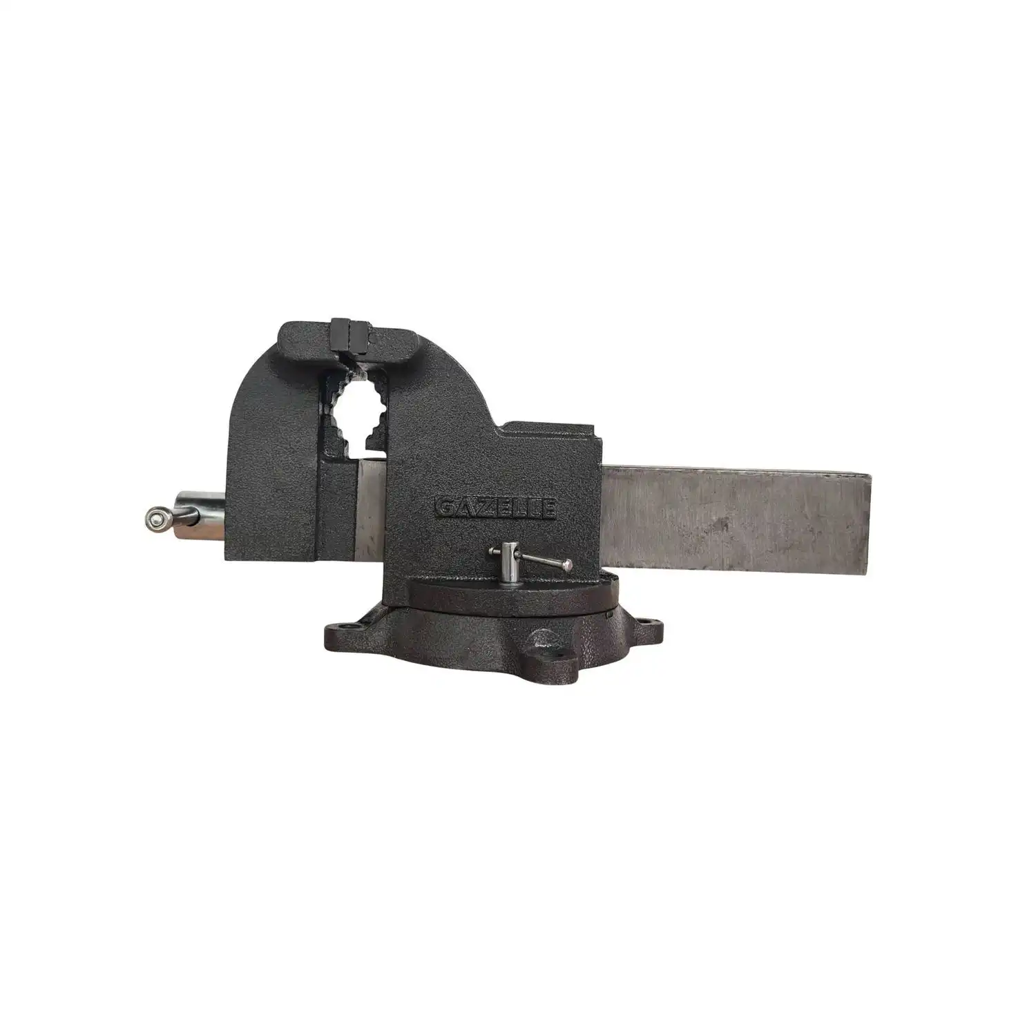 G80437 8 In. 5G Iron Unbreakable Vice Swivel Base 200mm - Image 3
