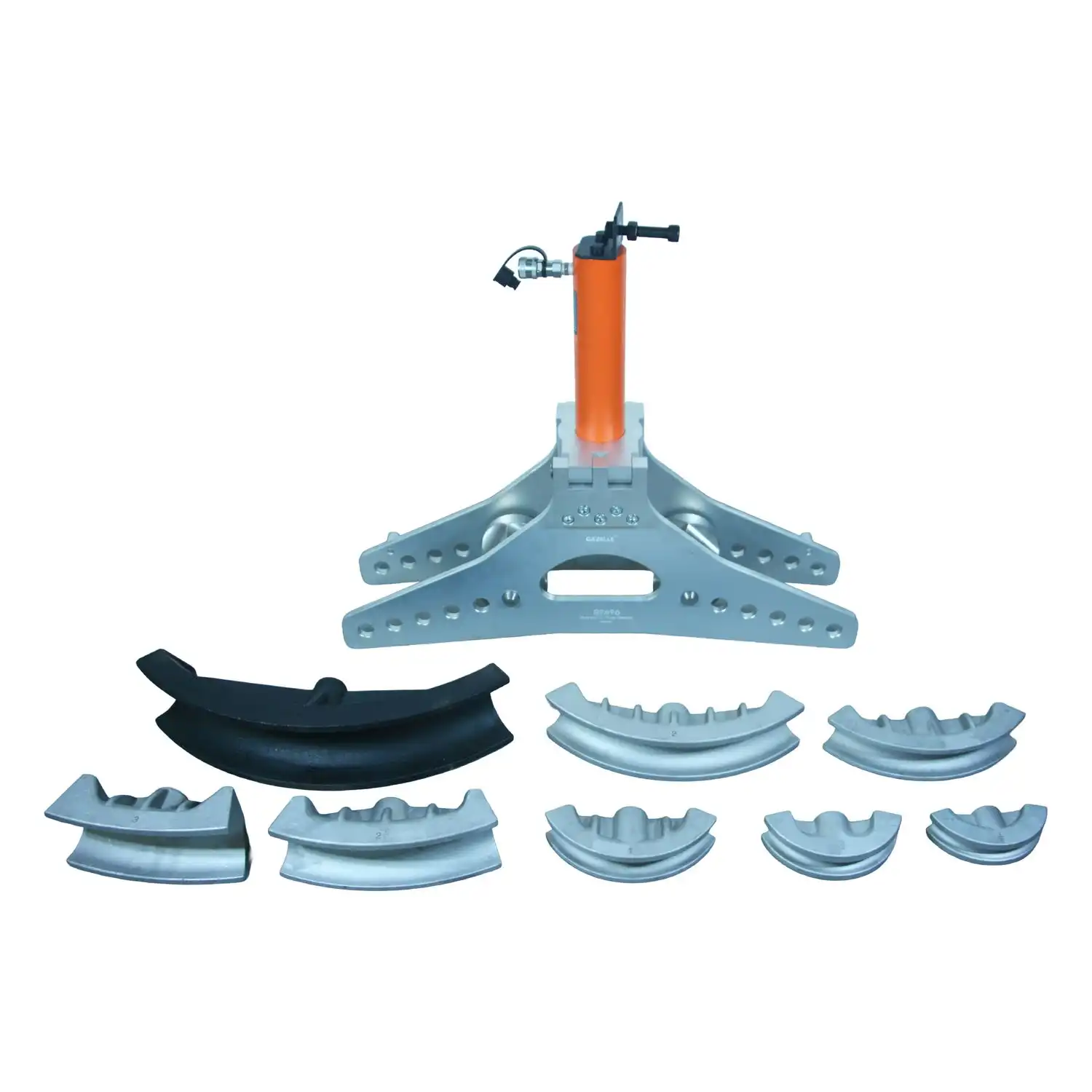 G9696 20-Ton Hydraulic Pipe Bender, 4 Inch Capacity, 8 Dies - Image 2