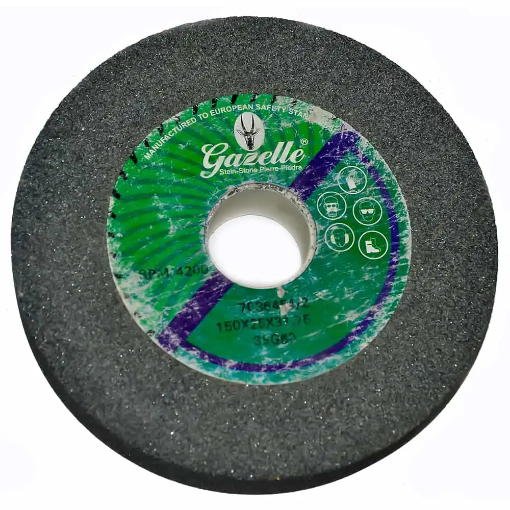 GAZ-15025-60B 150x25mm AlO Bench Grinding Wheel, 60 Grit - Image 2