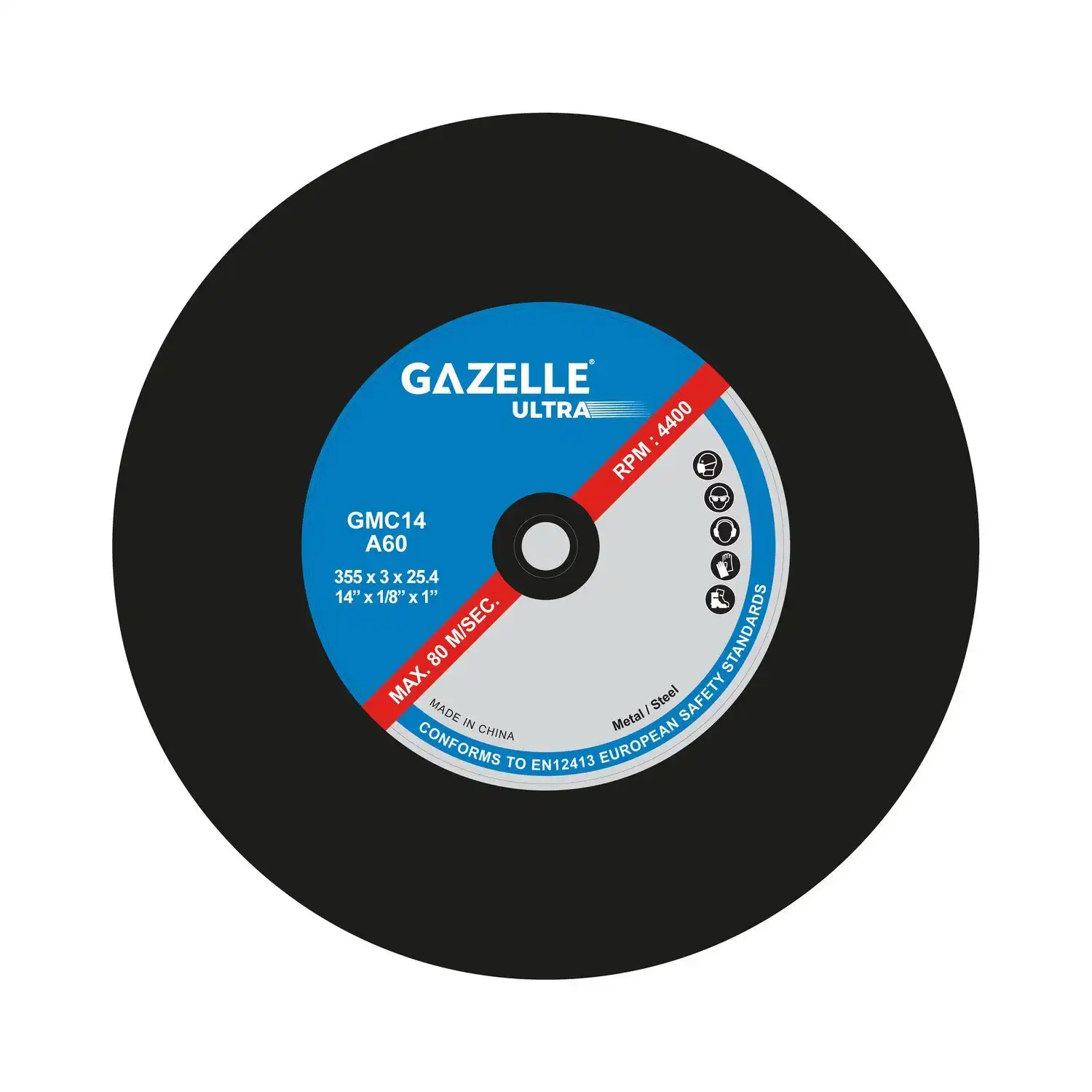 GMC14 14 In. Metal Cutting Disc (350mm), Large - Image 2