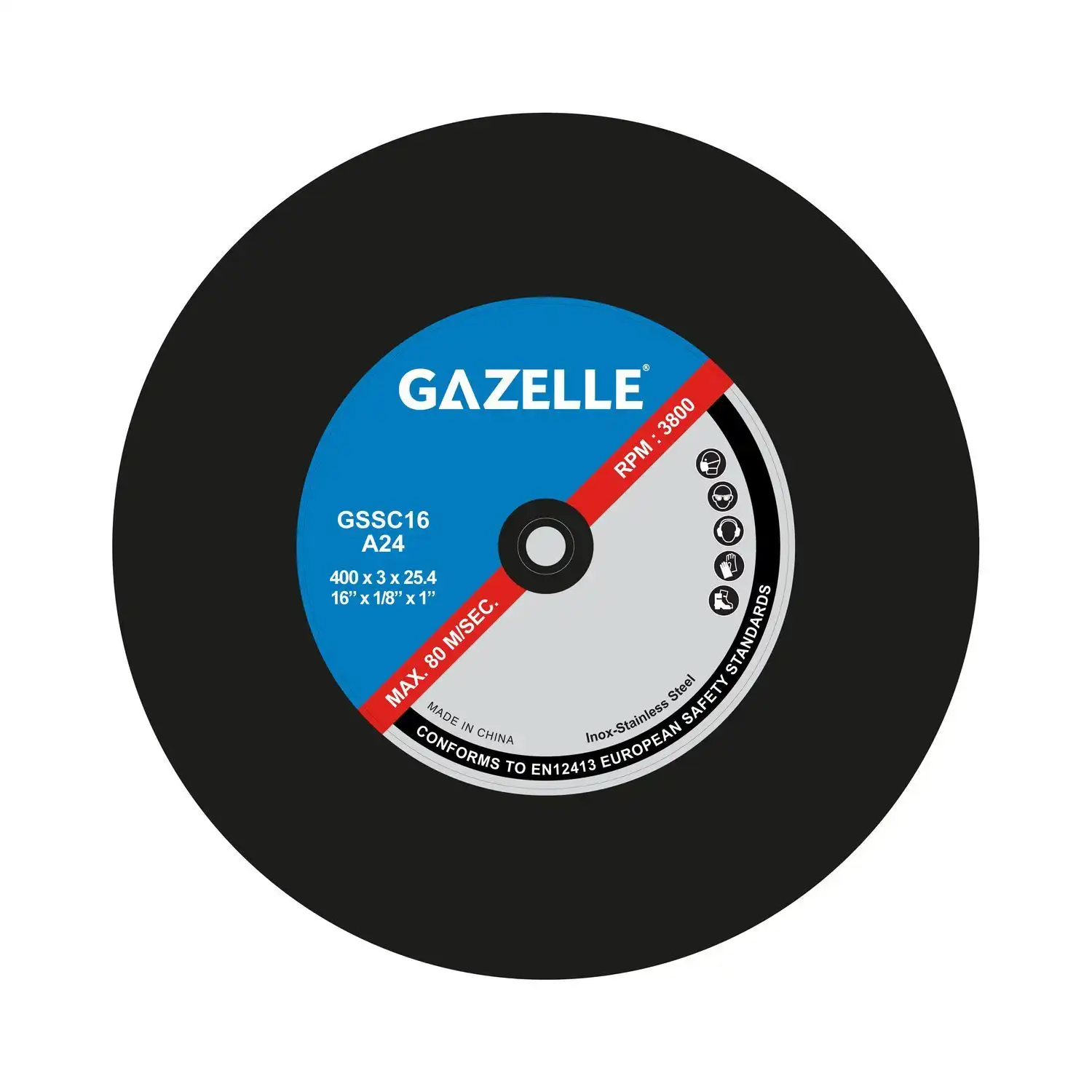 GSSC14 14 In. Stainless Steel Cutting Disc (350mm), Large - Image 2