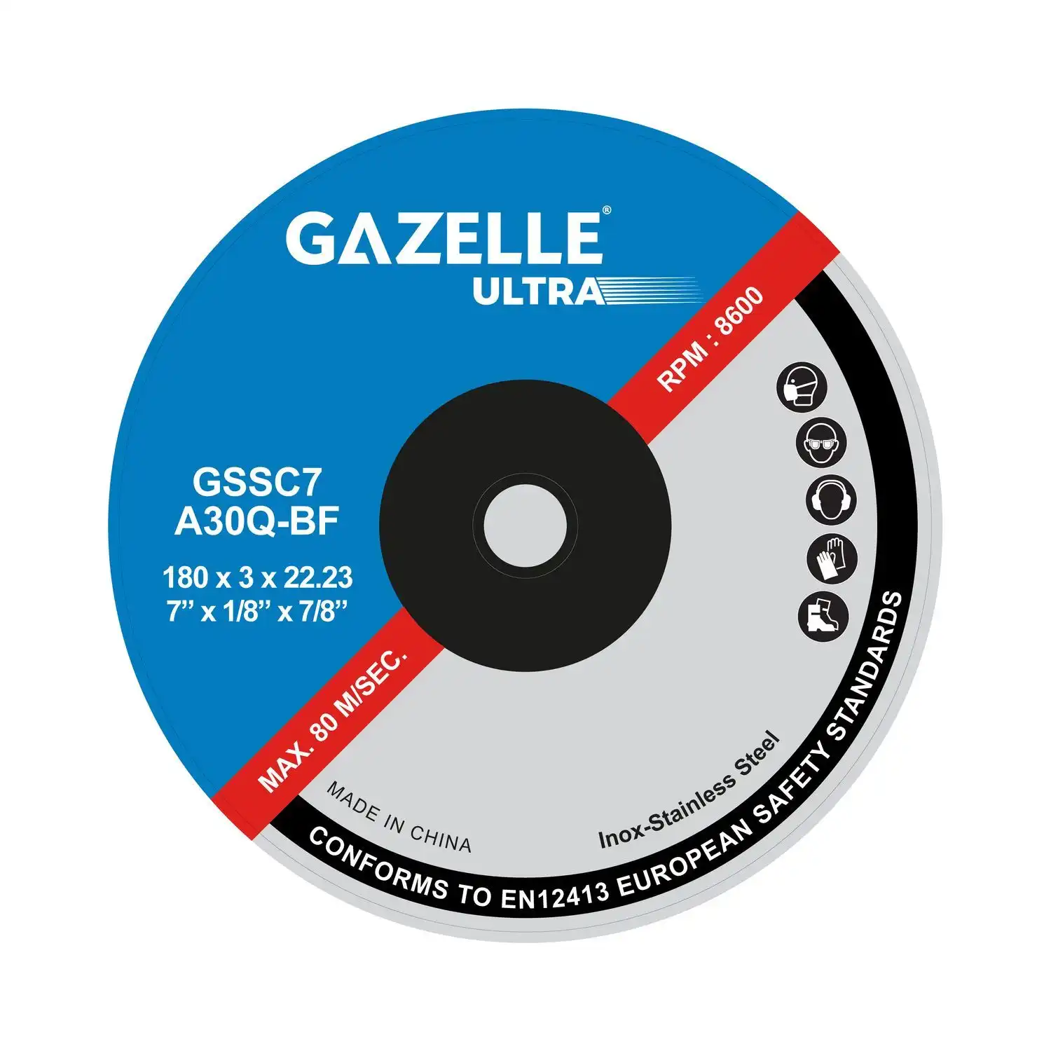 GSSC7-Ultra 7 In. Stainless Steel Cutting Disc, Ultra - Image 2